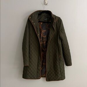 Lauren Ralph Lauren Quilted Green Utility Jacket